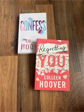 Colleen Hoover "Regretting You" and “Confess” Paperbacks